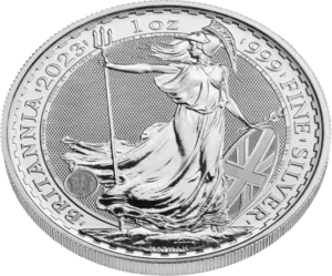 1 oz Britannia Elizabeth II Silver Coin | 2023 - Image 3