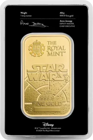 1 oz Star Wars Dark Side Gold Bar | The Royal Mint - Image 3