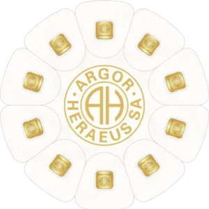10 x 1g Gold Bars GoldSeed | Argor-Heraeus