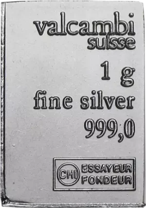 100 x 1g CombiBar® | Silver | Valcambi - Image 3