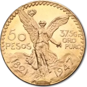 50 Gold Mexican Pesos | 1821-1947 - Image 2