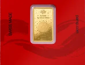 5g Lunar Legends White Snake Gold Bar | PAMP | 2025