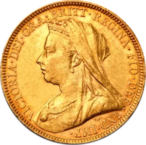 Queen Victoria Old Head Gold Sovereign | 1893-1901 - Image 2